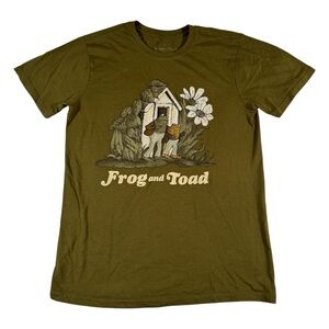 Frog and Toad Olive Green Graphic Tee